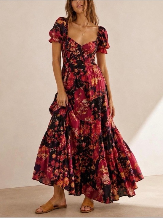 Free People Dresses & Skirts - Free People Sundrenched Maxi Dress